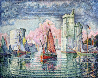 De haven van La Rochelle, 1921 door Paul Signac